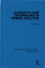 Concepts and Techniques in Urban Analysis