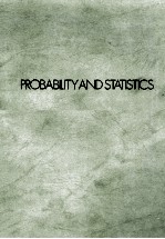 PROBABILITY AND STATISTICS