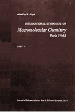 INTERNATIONAL SYMPOSIUM ON MACROMOLECULAR CHEMISTRY PARTIS 1963 PART 2