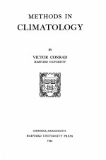 METHODS IN CLIMATOLOGY