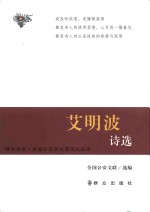 琴剑诗系·全国公安实力派诗人丛书  艾明波诗选