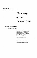 CHEMISTRY OF THE AMINO ACIDS VOLUME 3