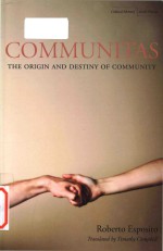 Communitas the origin and destiny of community