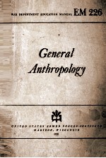 GENERAL ANTHROPOLOGY