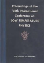 PROCEEDINGS OF THE VIITH INTERNATIONAL CONFERENCE ON LOW TEMPERATURE PHYSICS