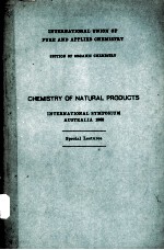 THE CHEMISTRY OF NATURAL PRODUCTS