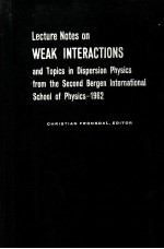 WEAK INTERACTIONS AND TOPICS IN DISPERSION PHYSICS