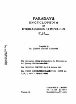 FARADAY ENCYCLOPEDIA HYDROCARBON COMPOUNDS C12H18-26 VOLUME 11