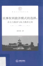 民事权利救济模式的选择  在公力救济与私力救济之间