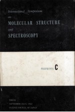 INTERNATIONAL SYMPOSIUM ON MOLECULAR STRUCTURE AND SPECTROSCOPY PREPRINTS C