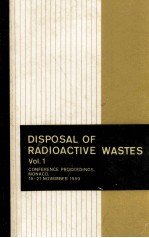 DISPOSAL OF RADIOACTIVE WASTES I