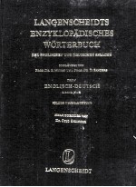 LANGENSCHEIDTS ENZYKLOP?DISCHES W?RTERBUCH DER ENGLISCHEN UND DEUTSCHEN SPRACHE TEIL 1 1.BAND N-Z