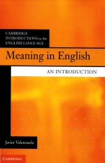 Meaning in English: An Introduction