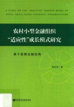 农村小型金融组织“适应性”成长模式研究  基于普惠金融视角