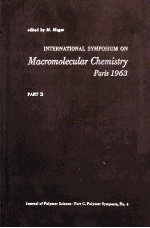 INTERNATIONAL SYMPOSIUM ON MACROMOLECULAR CHEMISTRY PARTIS 1963 PART 3