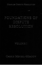 INTERNATIONAL DISPUTE RESOLUTION  VOLUME I