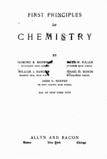 FIRST PRINCIPLES OF CHEMISTRY