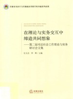 在理论与实务交互中缔造共同想象  第2届司法社会工作理论与实务研讨会文集