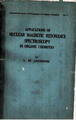 APPLICATIONS OF NUCLEAR MAGNETIC RESONANCE SPECTROSCOPY IN ORGANIC CHEMISTRY