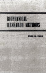 BIOPHYSICAL RESEARCH METHODS