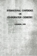 INTERNATIONAL CONFERENCE ON CO-ORDINATION CHEMISTRY