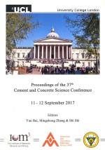 University College London Proceedings of the 37th Cement and Concrete Science Conference 11-12 Septe