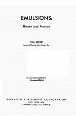 EMULSIONS：THEORY AND PRACTICE