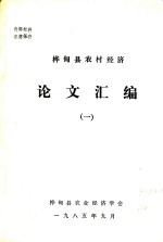 桦甸县农村经济  论文汇编  1