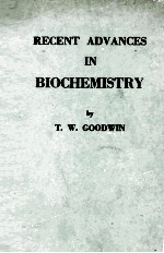 RECENT ADVANCES IN BIOCHEMISTRY FOURTH EDITION