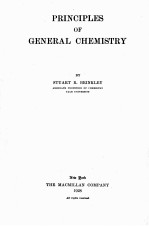 PRINCIPLES OF GENERAL CHEMISTRY