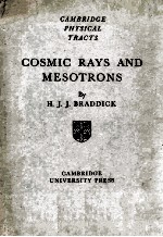 COSMIC RAYS AND MESOTRONS