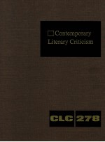 CONTEMPORARY LITERARY CRITICISM VOLUME 278