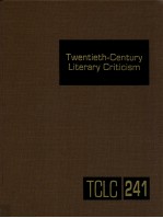 TWENTIETH-CENTURY LITERARY CRITICISM VOLUME 241