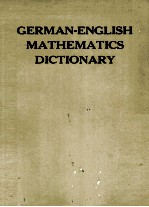 GERMAN ENGLISH MATHEMATICS DICTIONARY