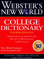 WEBSTER'S NEW WORLD COLLEGE DICTIONARY Fourth Edition
