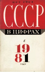 СССР В ЦИФРАХ В 1981 ГОДУ