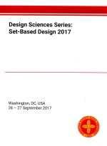 Design Sciences Series: Set-Based Design 2017 Washington