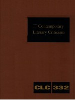 CONTEMPORARY LITERARY CRITICISM VOLUME 332