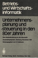 UNTERNEHMENS-PLANUNG UND-STEUERUNG IN DEN 80ER JAHREN