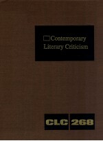 CONTEMPORARY LITERARY CRITICISM VOLUME 268