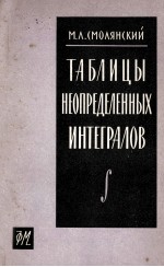 ТАБЛИЦЫ НЕОПРЕДЕЛЕННЫХ ИНТЕГРАЛОВ