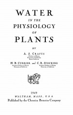 WATER IN THE PHYSIOLOGY OF PLANTS