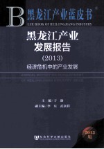 黑龙江产业发展报告  2013  经济危机中的产业发展  2013版