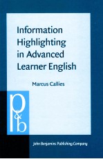 INFORMATION HIGHLIGHTING IN ADVANCED LEARNER ENGLISH:THE SYNTAX-PRAGMATICS INTERFACE IN SECOND LANGU