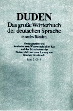 DUDEN DAS GROBE W?RTERBUCH DER DEUTSCHEN SPRACHE IN SECHS D?NDEN