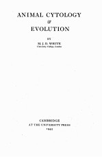 ANIMAL CYTOLOGY AND EVOLUTION