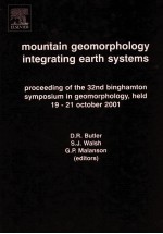 MOUNTAIN GEOMORPHOLOGY INTEGRATING EARTH SYSTEMS