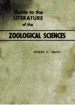 GUIDE TO THE LITERATURE OF THE ZOOLOGICAL SCIENCES FIFTH EDITION