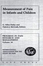 Measurement of Pain in Infants and Children