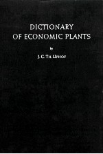 DICTIONARY OF ECONOMIC PLANTS